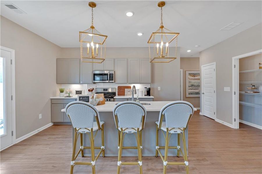 Furnished interior view inside a new home in , Rockmart (Image 14).