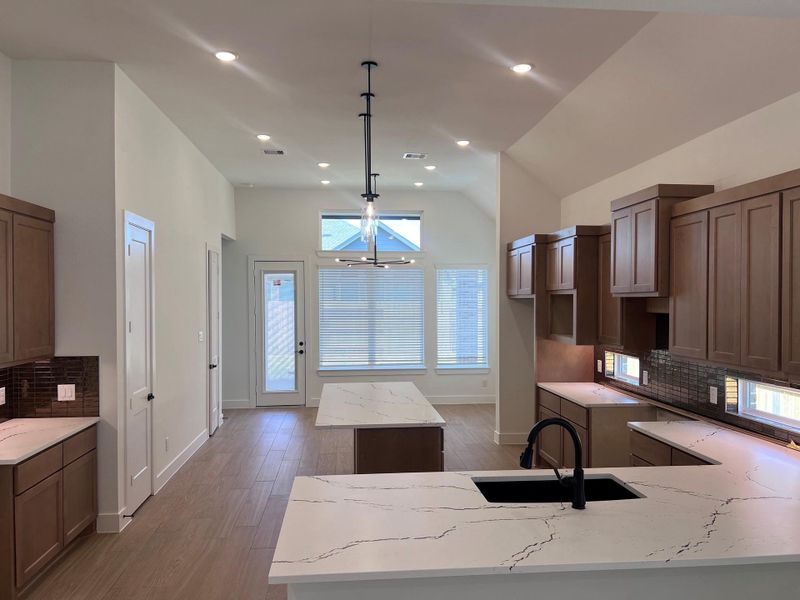 Furnished interior view inside a new home in Wood Leaf Reserve, Tomball (Image 7).