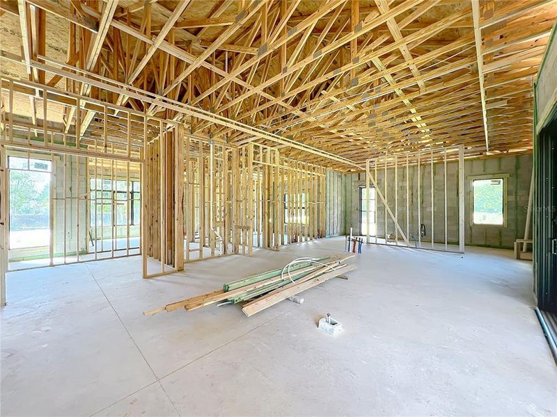 In-progress construction of a new home in , Oviedo, FL (Image 34).