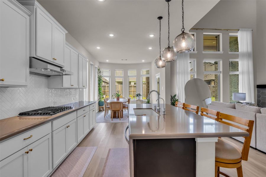 Furnished interior view inside a new home in , Conroe (Image 12).