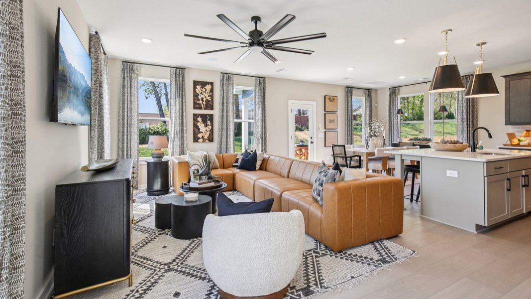 Furnished interior view inside a new home in Spring Branch, Smyrna (Image 8).