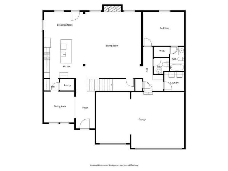 2D floor plan layout of this home in , Atlanta, GA (Image 7).