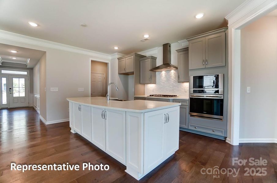 Furnished interior view inside a new home in Villas at Prestwick, Mooresville (Image 8).