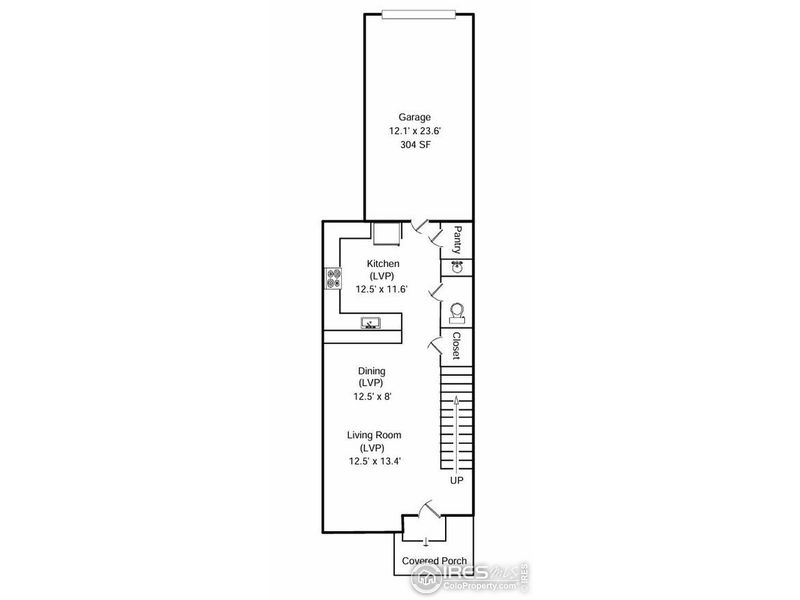 2D floor plan layout of this home in , Loveland, CO (Image 3).