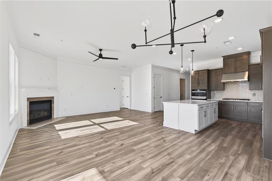 Spacious, unfurnished interior of a new home in The Reserve at Bells Ferry, Kennesaw (Image 28).