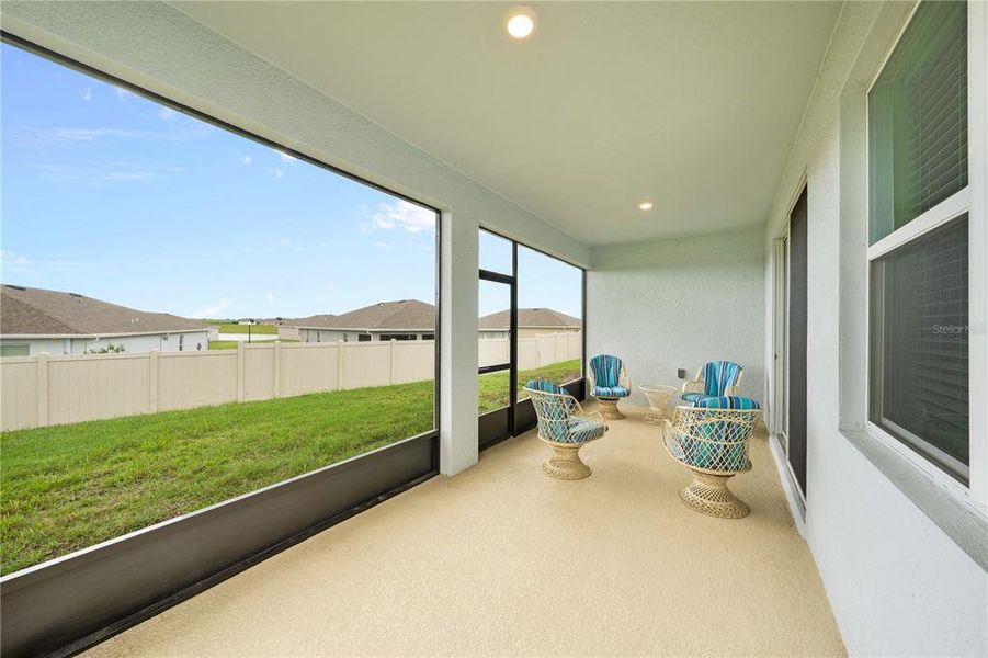 Exterior details and patio area of a home in JB Ranch, Ocala (Image 29).