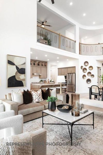 Furnished interior view inside a new home in The George, Richmond (Image 5).