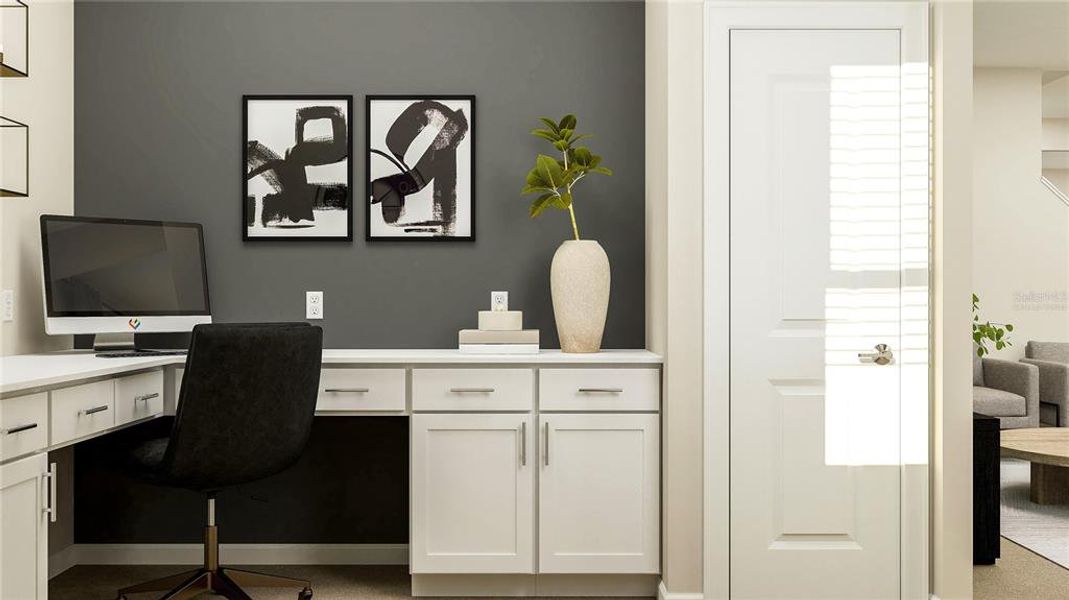 Furnished interior view inside a new home in Bridgewalk: Estate Collection, St. Cloud (Image 22). Furnished interior view inside a new home in Bridgewalk: Estate Collection, St. Cloud (Image 22).