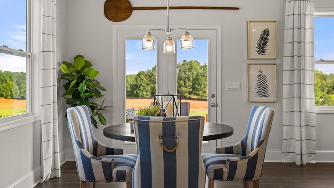 Furnished interior view inside a new home in Thalley Creek Estates, Cumming (Image 27).
