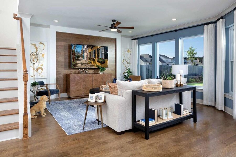 Furnished interior view inside a new home in Nexton - Midtown - The Village Collection, Summerville (Image 6).