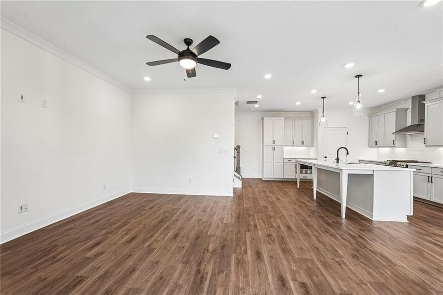 Spacious, unfurnished interior of a new home in Millcroft Townhomes, Buford (Image 25).