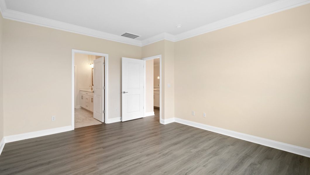 Representative unfurnished interior of a home built from the Bristol by D.R. Horton in The Villas at Pine Valley, Boiling Springs (Image 24).