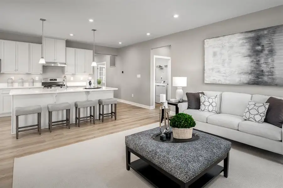 Representative furnished interior of a home built from the Bramante 2 Story by Ryan Homes in Berkeley, Spartanburg (Image 5).