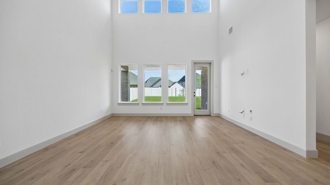 Representative unfurnished interior of a home built from the Orleans II by Normandy Homes in Rainwater Crossing, Celina (Image 22).