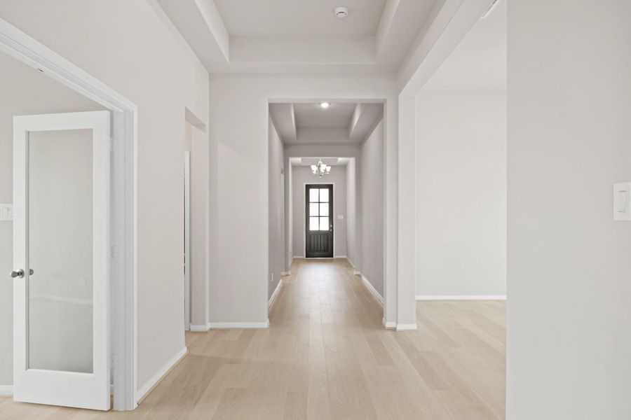 Spacious, unfurnished interior of a new home in Bridgeland 55', Cypress (Image 25). Spacious, unfurnished interior of a new home in Bridgeland 55', Cypress (Image 25).