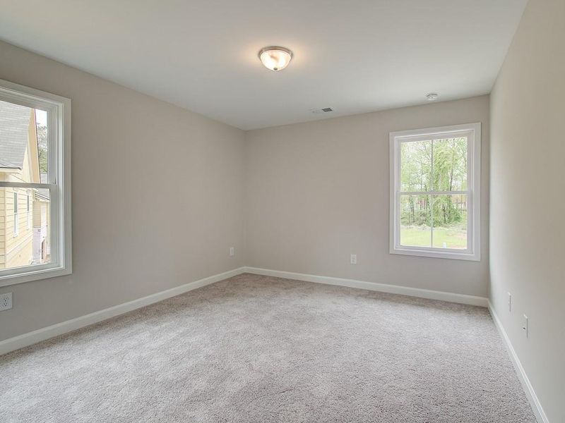 Spacious, unfurnished interior of a new home in Bluffs at Bells Ferry, Marietta (Image 27). Spacious, unfurnished interior of a new home in Bluffs at Bells Ferry, Marietta (Image 27).