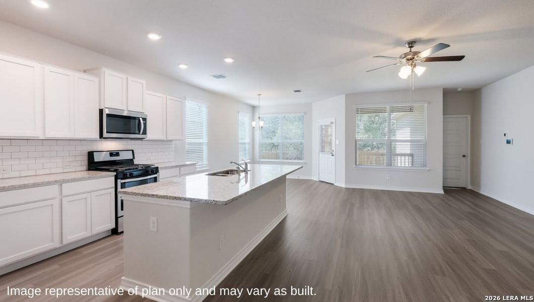 Furnished interior view inside a new home in , Boerne (Image 6).