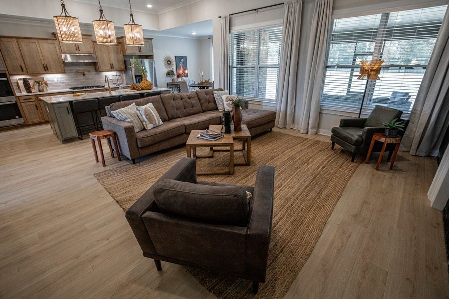 Representative furnished interior of a home built from the Willow by Grant & Co in Manor at Hall Creek, Arlington (Image 117).