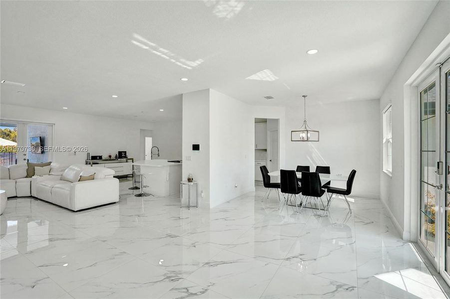 Furnished interior view inside a new home in , Loxahatchee (Image 63).