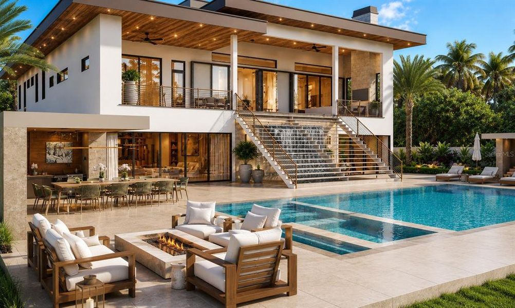 Exterior details and patio area of a home in , Sarasota (Image 14). Exterior details and patio area of a home in , Sarasota (Image 14).