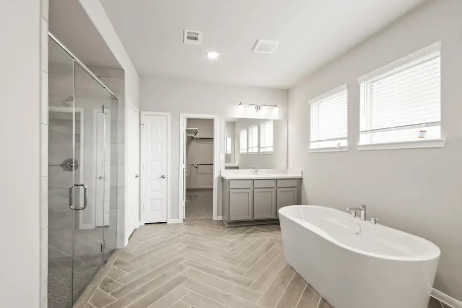 Spa-like owner's bath