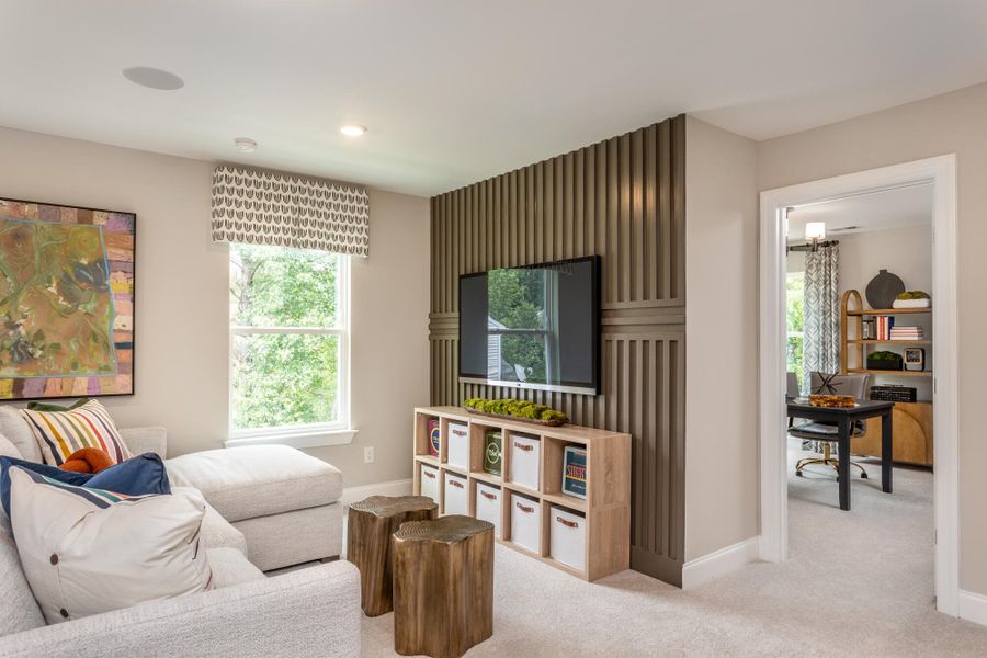 Furnished interior view inside a new home in Running Brook Townes, Durham (Image 18).