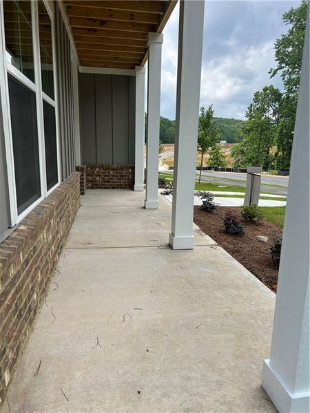 Front exterior of a new home in , Gainesville, GA, highlighting curb appeal (Image 24). Front exterior of a new home in , Gainesville, GA, highlighting curb appeal (Image 24).