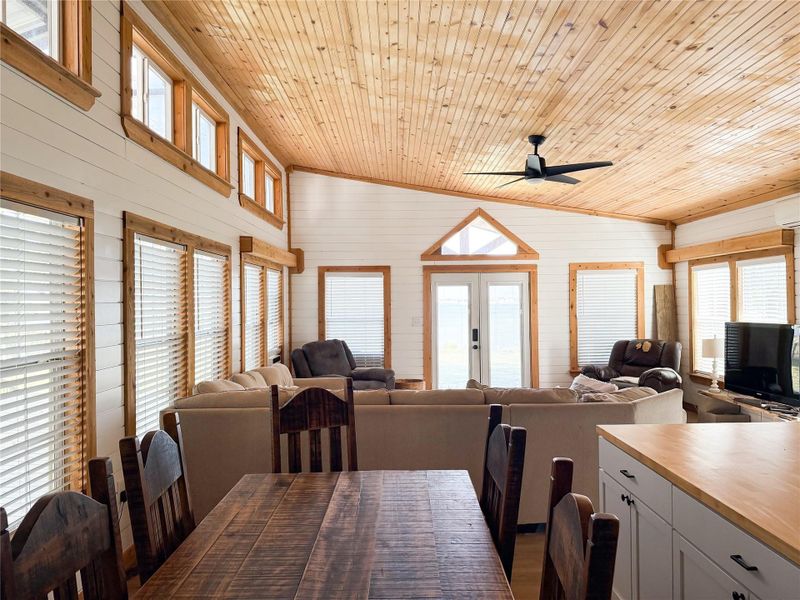 Open floor plan Open floor plan