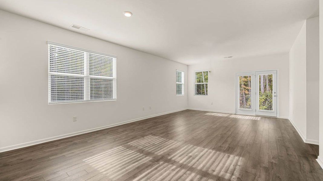 Representative unfurnished interior of a home built from the Dennis by D.R. Horton in Glenmaye, Hampton (Image 22).
