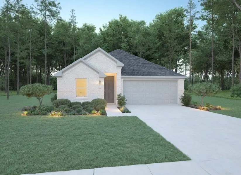 Front exterior of a new home in Roman Forest, Roman Forest, TX, highlighting curb appeal (Image 1).
