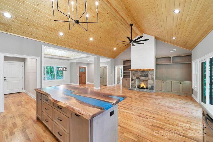 Furnished interior view inside a new home in , Brevard (Image 27).