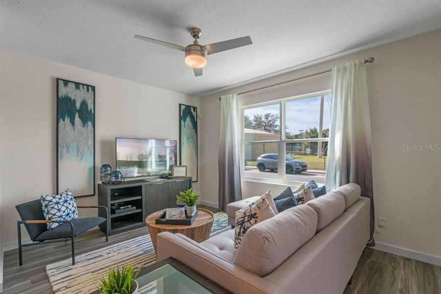 Furnished interior view inside a new home in , St. Cloud (Image 12). Furnished interior view inside a new home in , St. Cloud (Image 12).