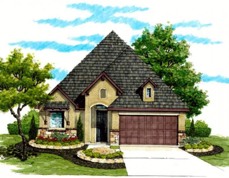 Representative rendering of the exterior for the 1663 by Texas Homes (Image 2). Representative rendering of the exterior for the 1663 by Texas Homes (Image 2).