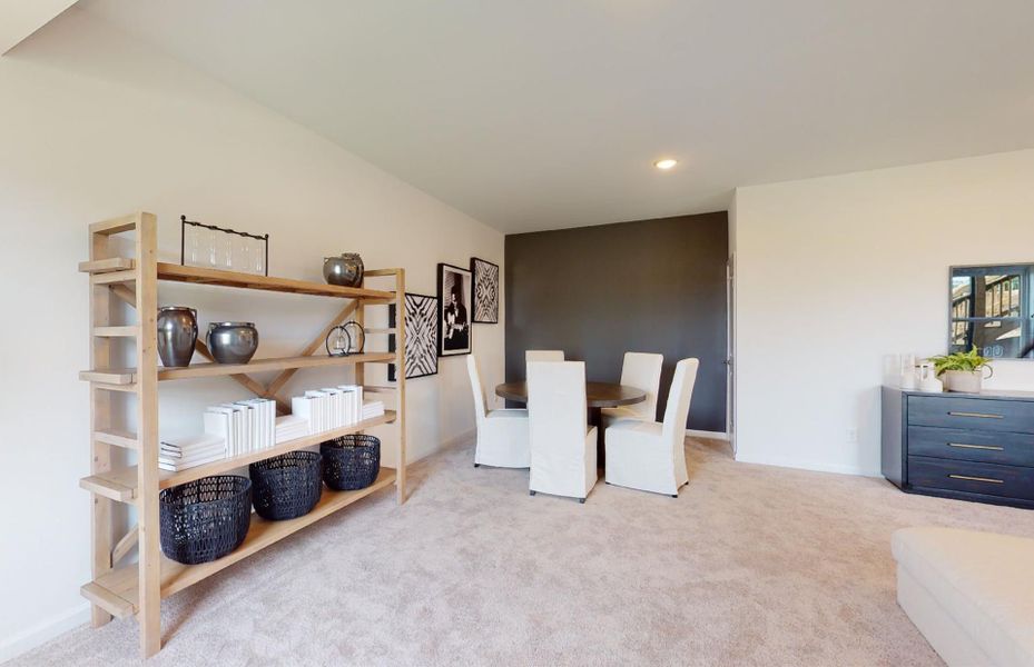 Furnished interior view inside a new home in Hamlet at Carothers Crossing, La Vergne (Image 61).