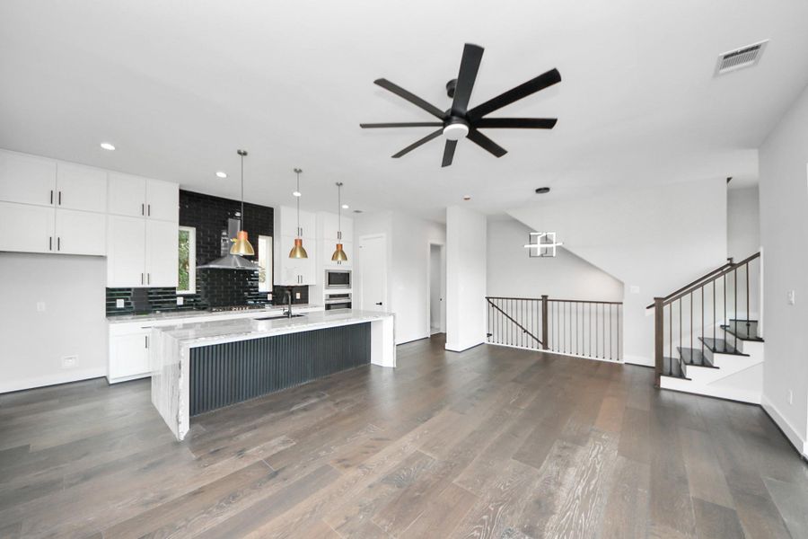 Furnished interior view inside a new home in , Houston (Image 12).