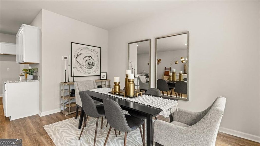 Furnished interior view inside a new home in Echo Glen, Stockbridge (Image 45).