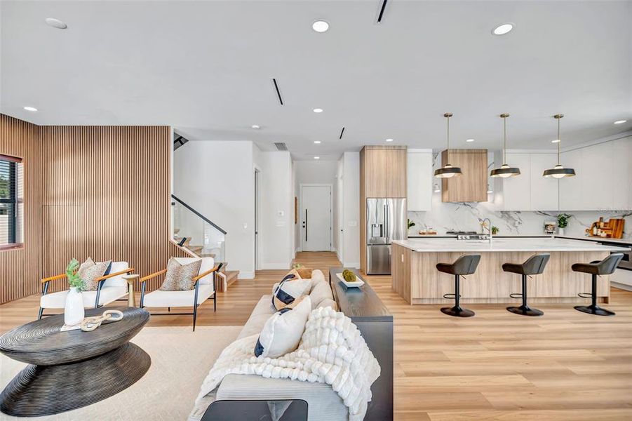 Furnished interior view inside a new home in , Tampa (Image 15).