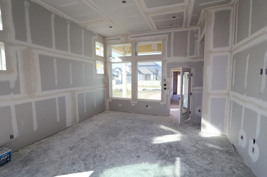 In-progress construction of a new home in Pomona 40' Homesites, Manvel, TX (Image 8).