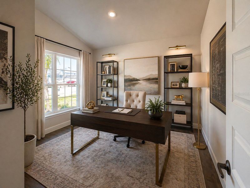 Furnished interior view inside a new home in Abbey Glen, Dade City (Image 9).