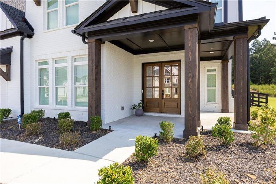 Exterior details and patio area of a home in , Woodstock (Image 30).