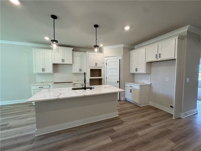 Furnished interior view inside a new home in Rosewood Lake Preserve, Hoschton (Image 6).
