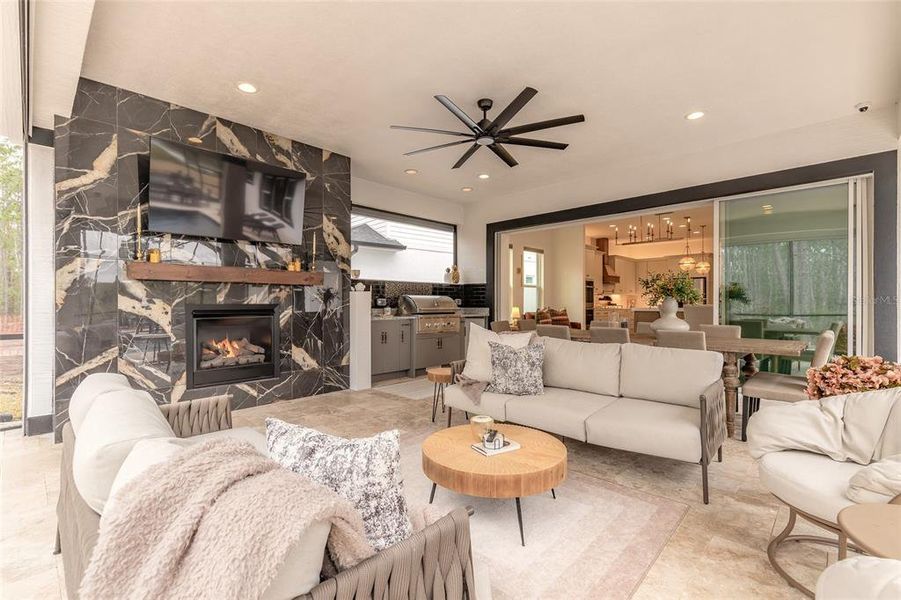 Furnished interior view inside a new home in , Port Orange (Image 72).