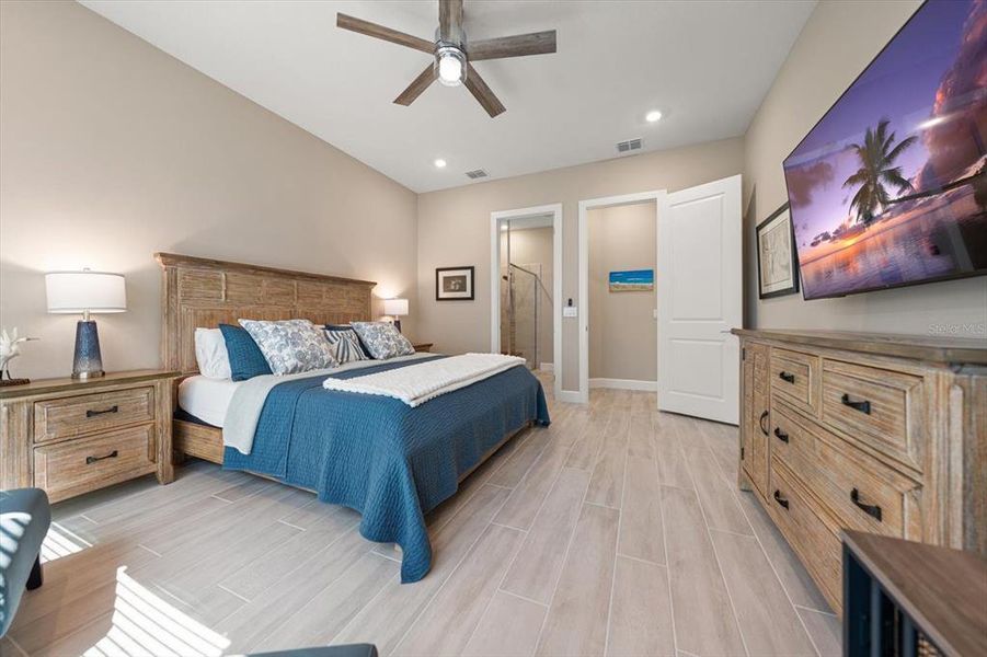 Furnished interior view inside a new home in Esplanade at Artisan Lakes, Palmetto (Image 26).