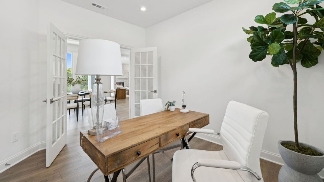 Furnished interior view inside a new home in The Courtyards at Stewarts Creek, Smyrna (Image 19).