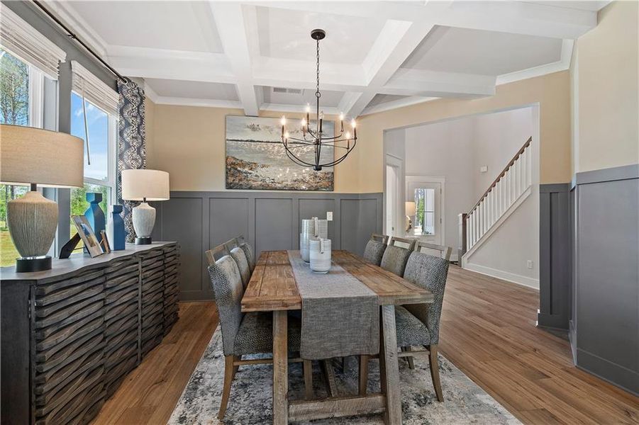Furnished interior view inside a new home in Copperfield, Locust Grove (Image 28).