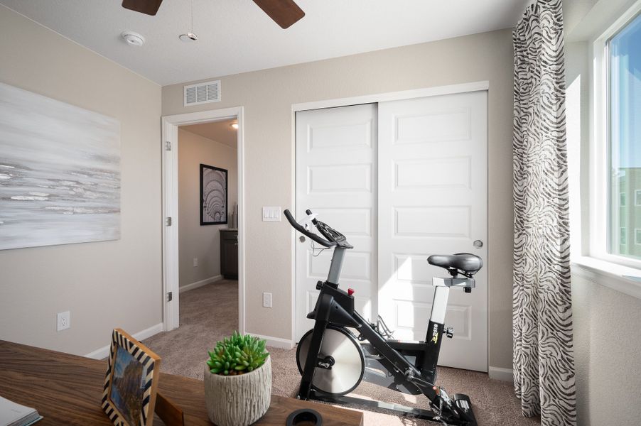 Furnished interior view inside a new home in The Vistas at West Mesa, Colorado Springs (Image 22).