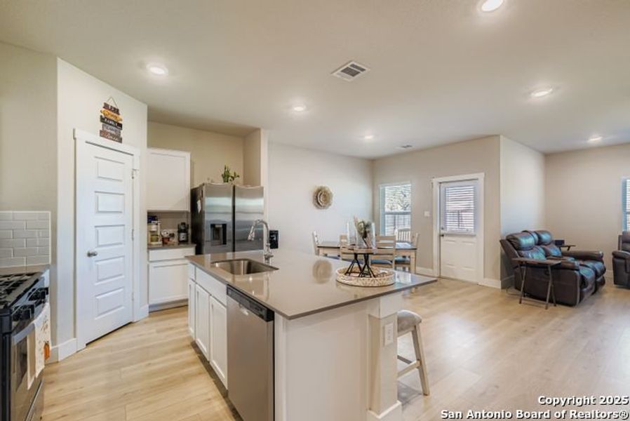 Furnished interior view inside a new home in Riverstone at Westpointe, San Antonio (Image 16).