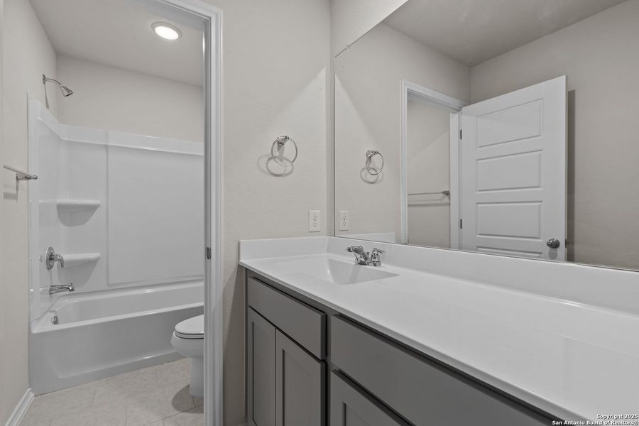 Furnished interior view inside a new home in Applewhite Meadows, San Antonio (Image 58). Furnished interior view inside a new home in Applewhite Meadows, San Antonio (Image 58).