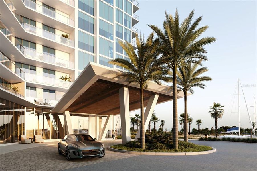 Condo located in Tampa, FL showcasing its design and architecture (Image 1).