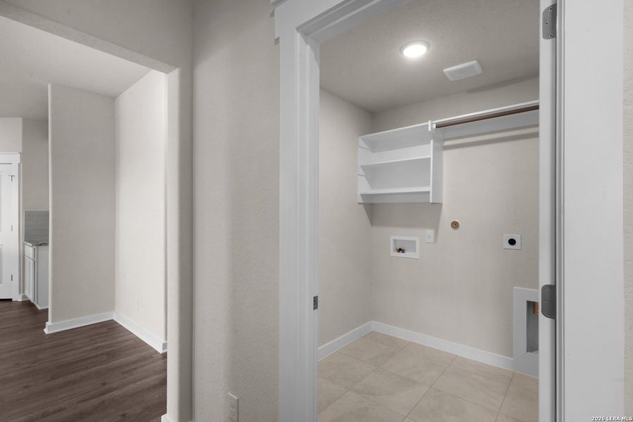 Spacious, unfurnished interior of a new home in Prairie Green, Converse (Image 8). Spacious, unfurnished interior of a new home in Prairie Green, Converse (Image 8).